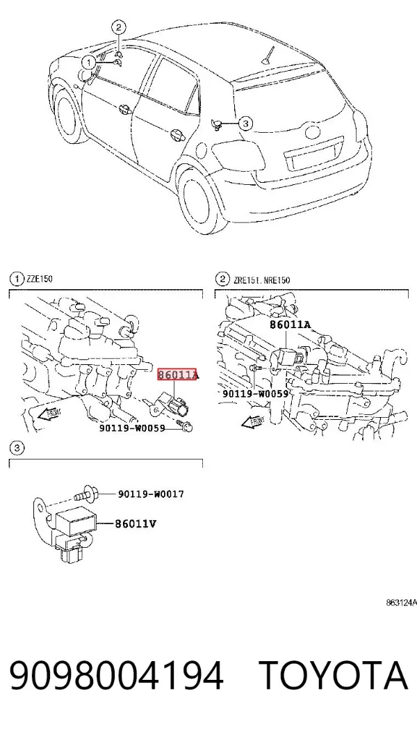  9098004194 Toyota