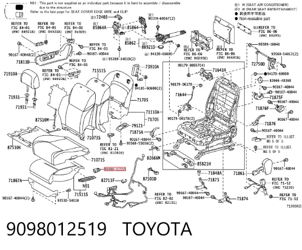  9098012519 Toyota