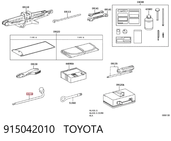  915042010 Toyota