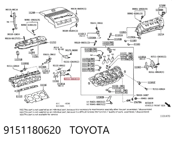  9151180620 Toyota
