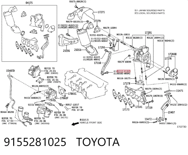  9155281025 Toyota
