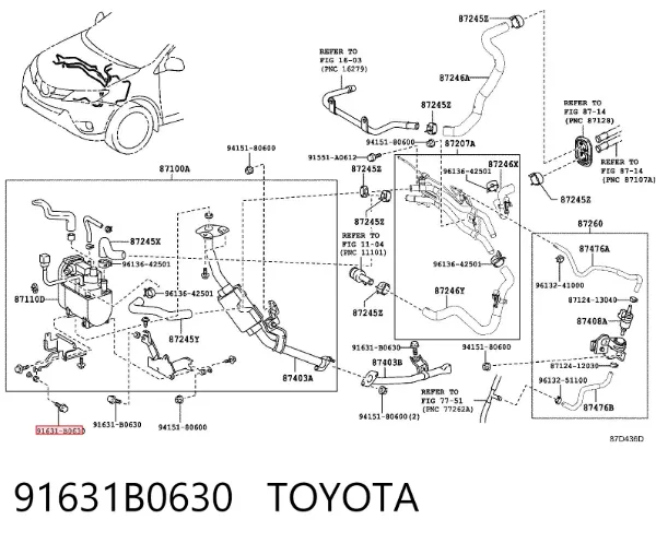  91631B0630 Toyota
