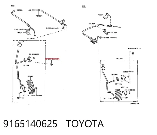  9165140625 Toyota