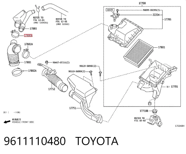  9611110480 Toyota
