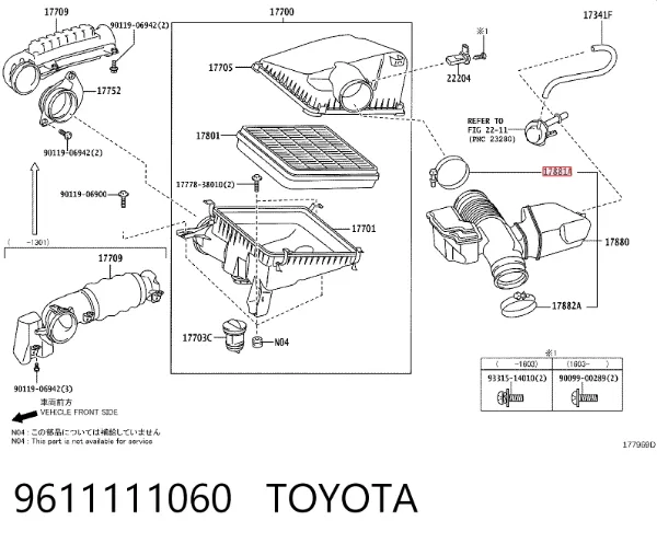  9611111060 Toyota