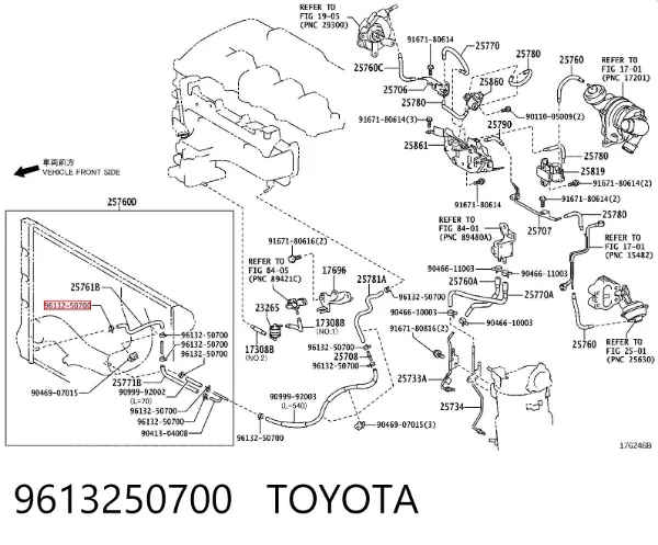  9613250700 Toyota