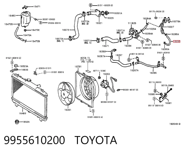  9955610200 Toyota