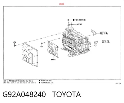 Инвертор тока TOYOTA G92A048240