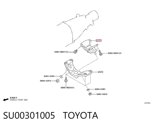  SU00301005 Toyota