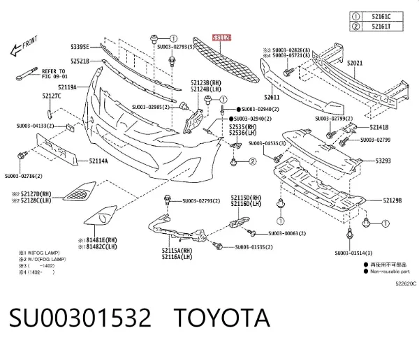  SU00301532 Toyota