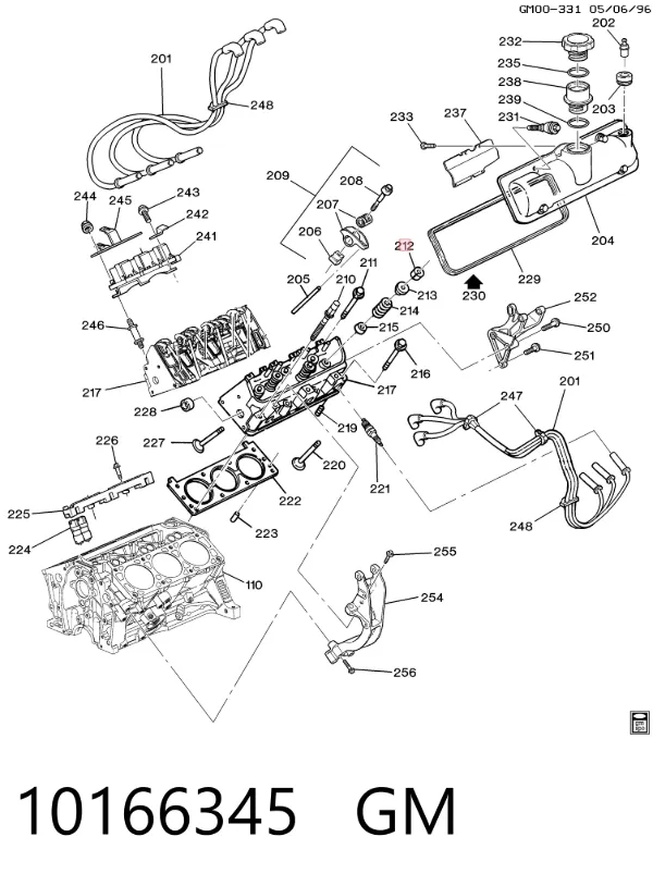 Сухарь клапана 10166345 General Motors