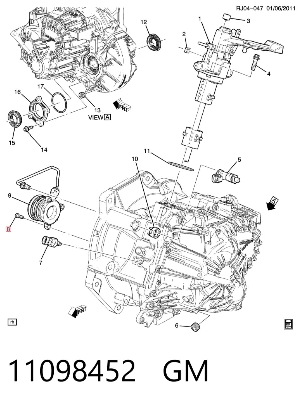 Масляный фильтр 11098452 General Motors