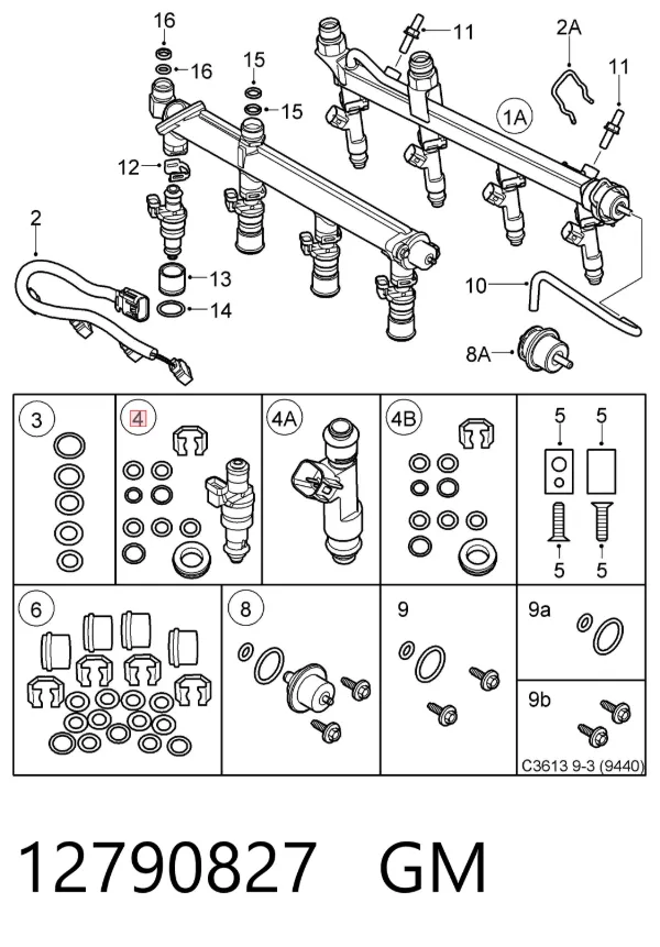 Топливные форсунки 12790827 General Motors