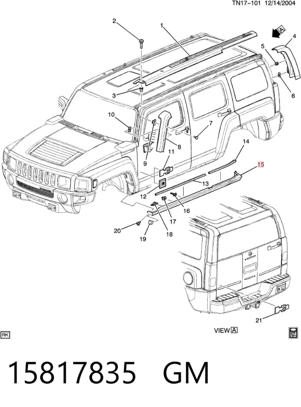  15817835 General Motors