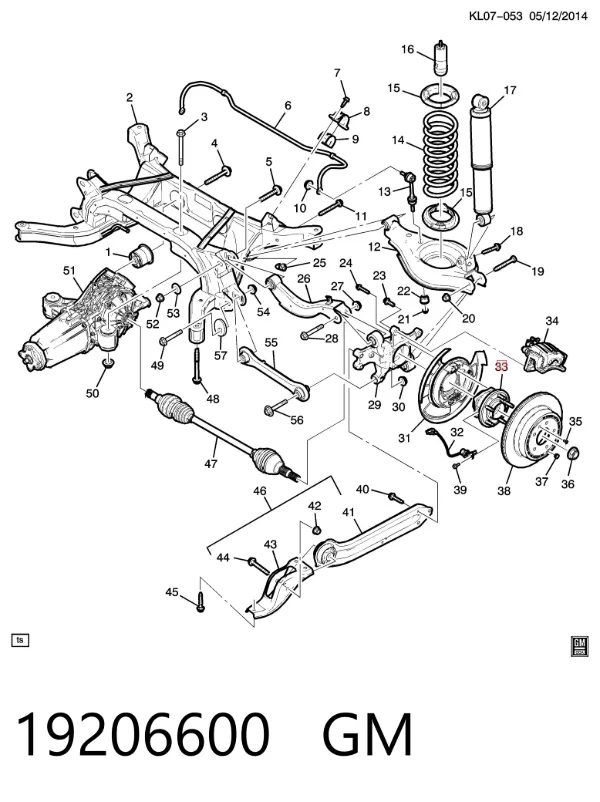 Задняя ступица 19206600 General Motors