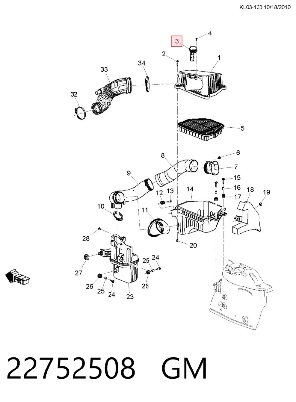 ДМРВ 22752508 General Motors