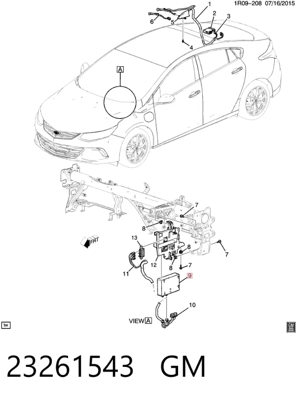 Блок управление Bluetooth 23261543 General Motors