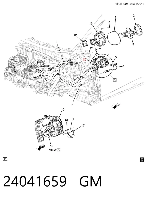 Порт зарядки 24041659 General Motors