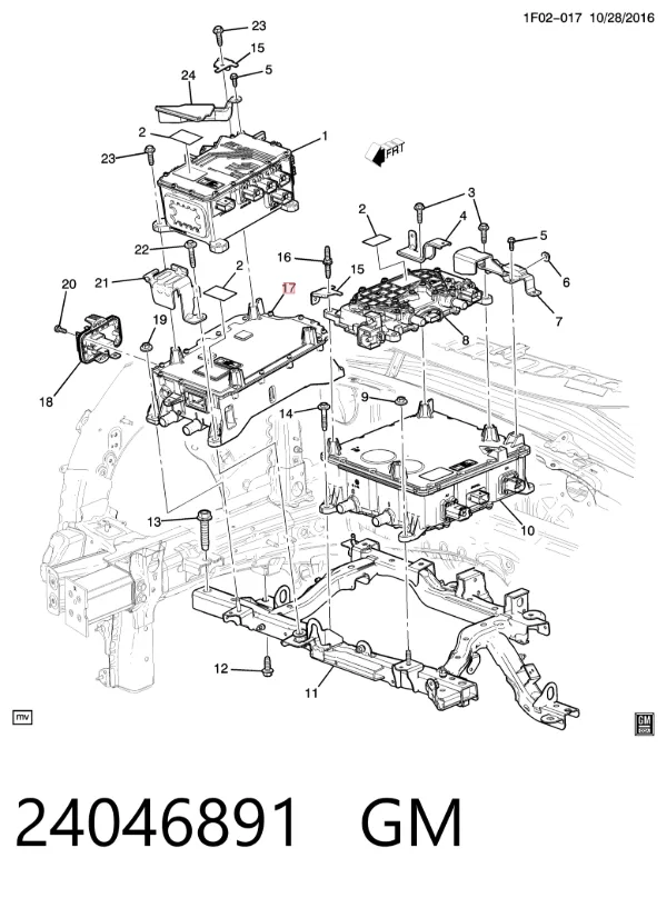 Инвертор тока 24046891 General Motors