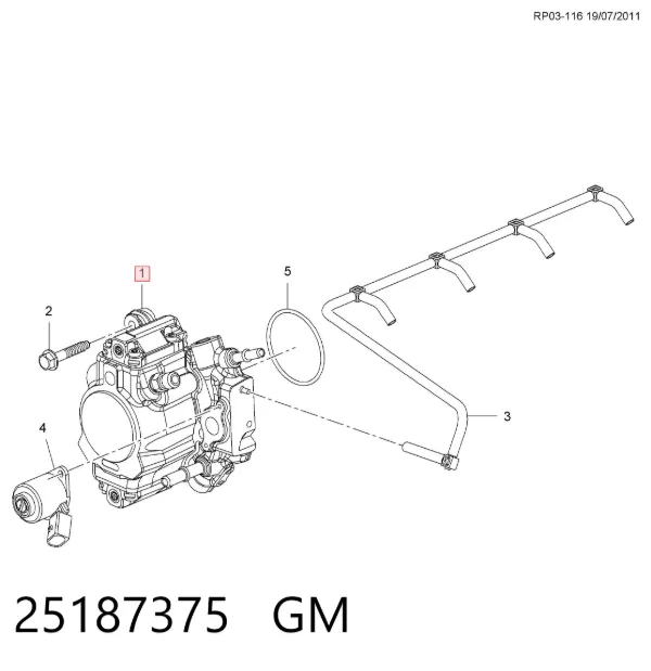 ТНВД Chevrolet Orlando J309