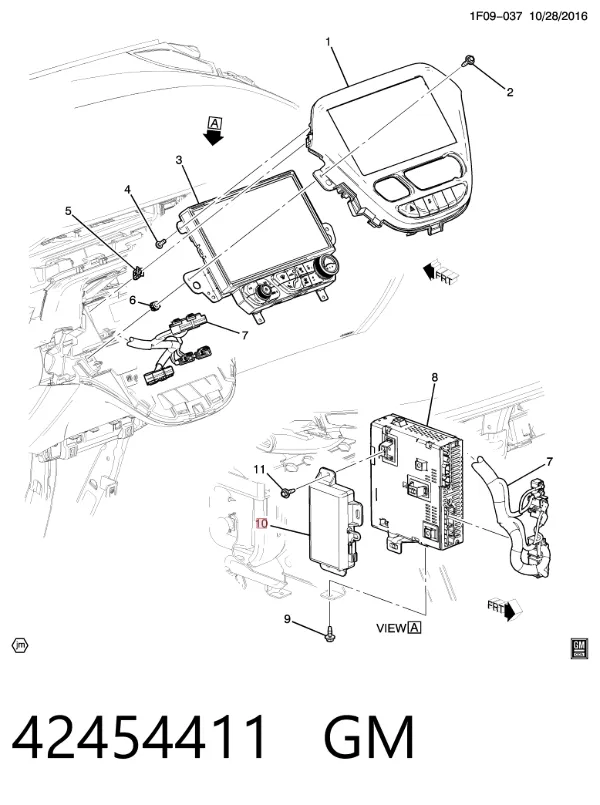 Блок комфорта 42454411 General Motors