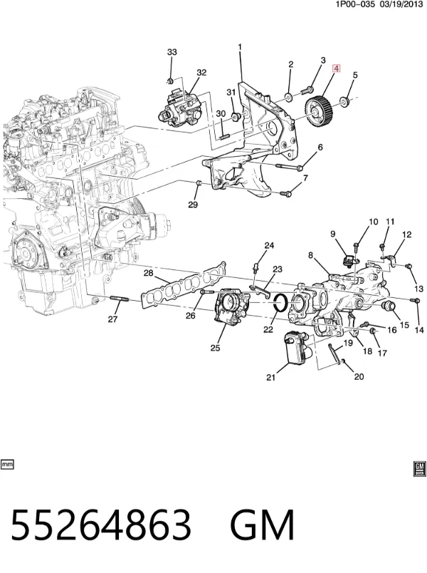 Ремень ГРМ 55264863 Peugeot/Citroen
