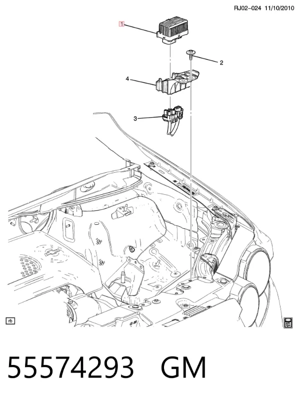 Реле свечей накала 55574293 General Motors