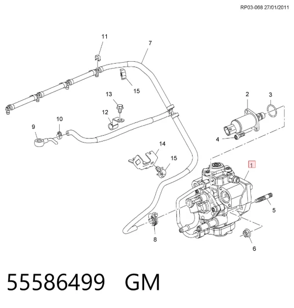 ТНВД 55586499 General Motors