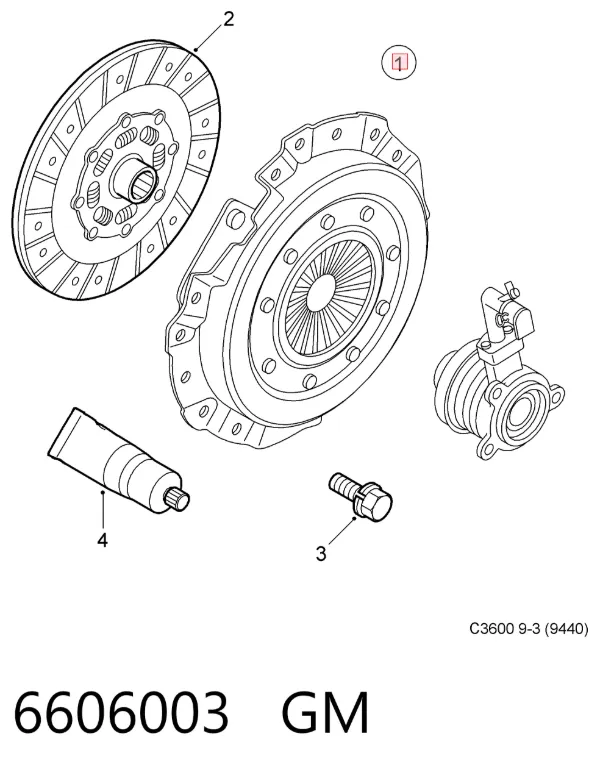 Сцепление 6606003 General Motors