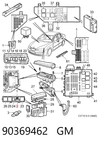 Предохранитель GM 90369462