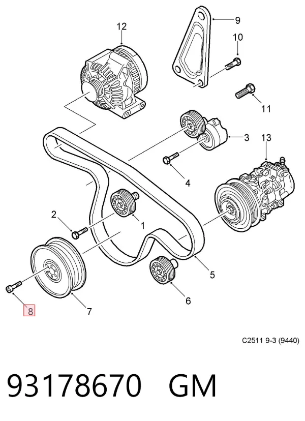  93178670 General Motors