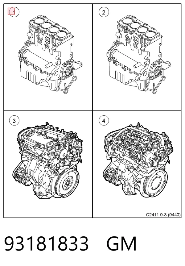 Двигатель 93193191 Peugeot/Citroen