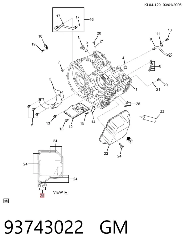  93743022 General Motors