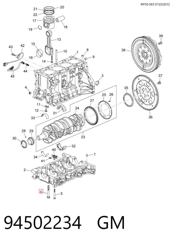  94502234 Opel