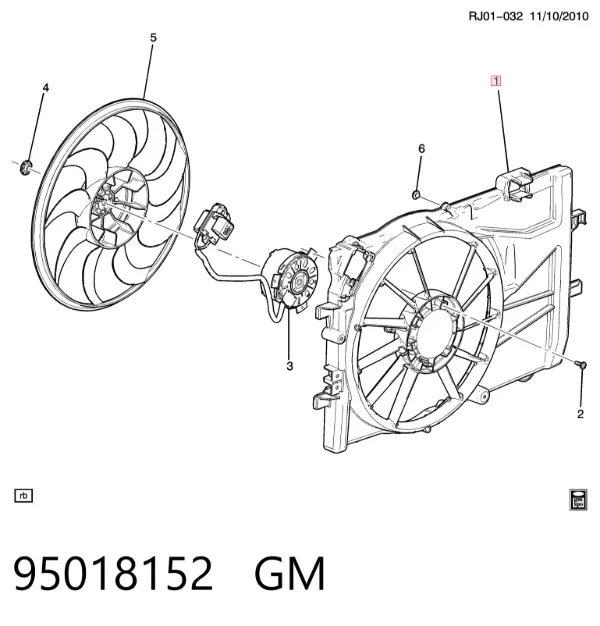  95018152 General Motors