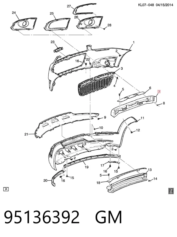  95136392 General Motors