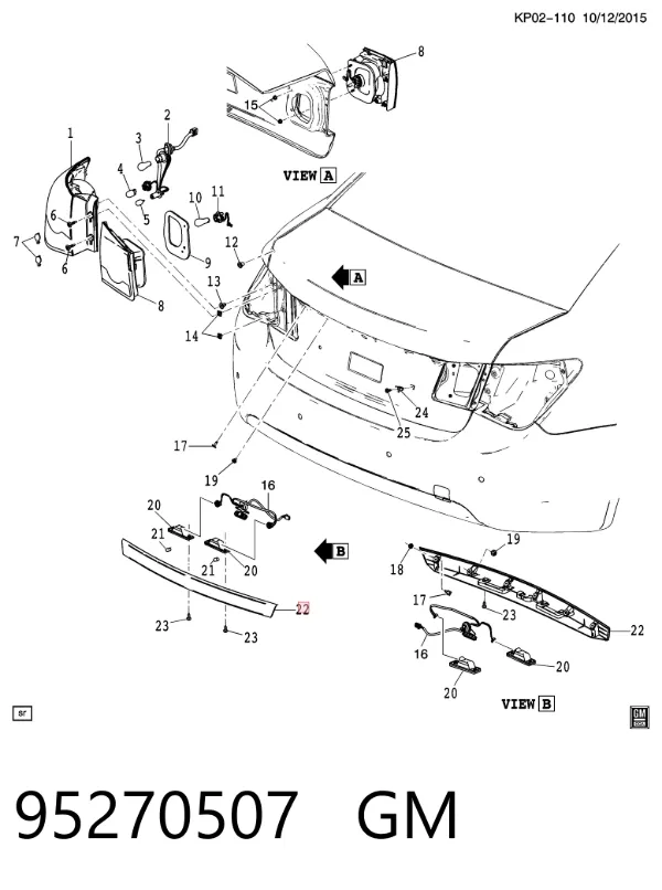 Амортизатор задний 95270507 General Motors