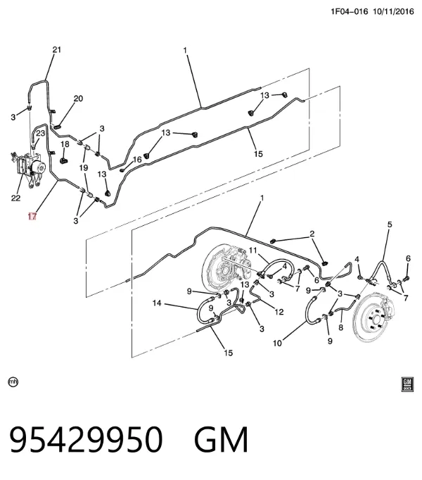 95429950 General Motors