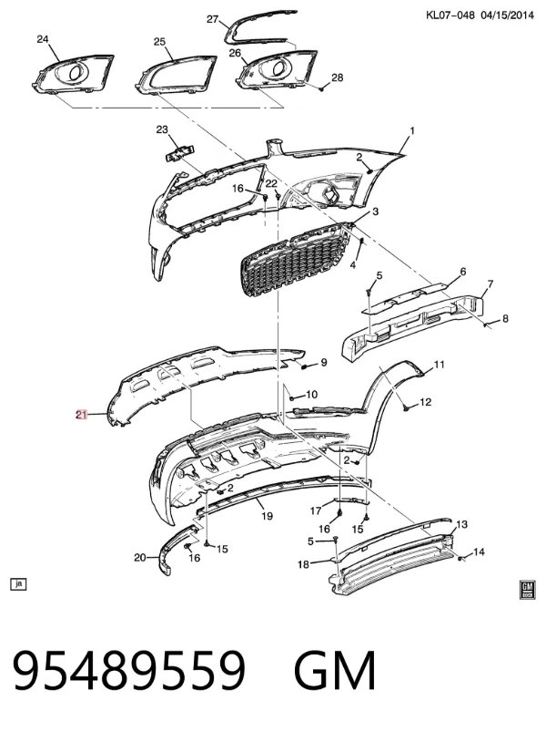  95489559 General Motors