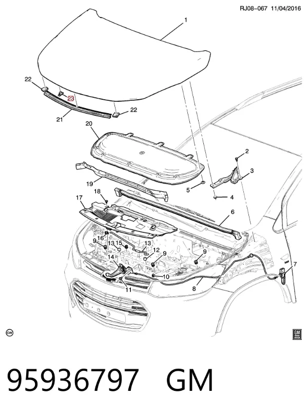  95936797 General Motors