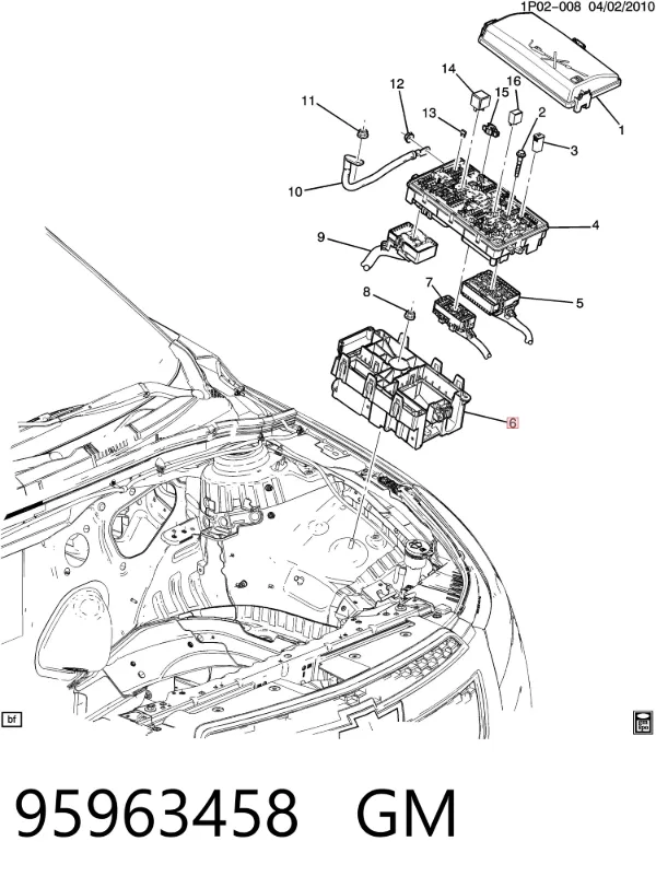  95963458 General Motors