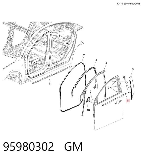  95980302 General Motors