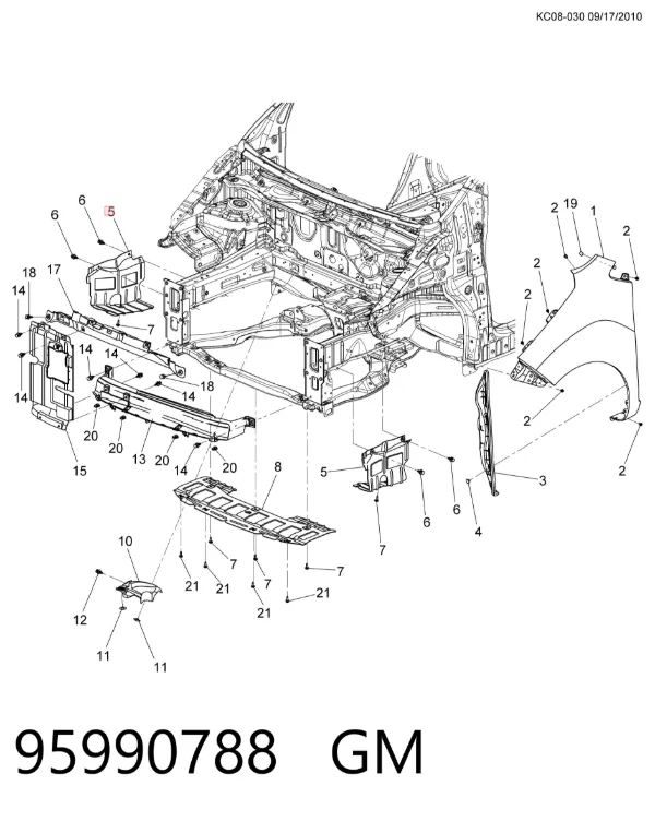  95990788 General Motors
