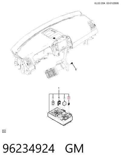 Предохранитель GM 96234924