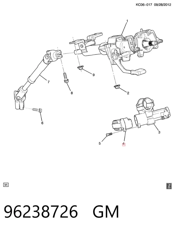 Контактная группа 96238726 General Motors