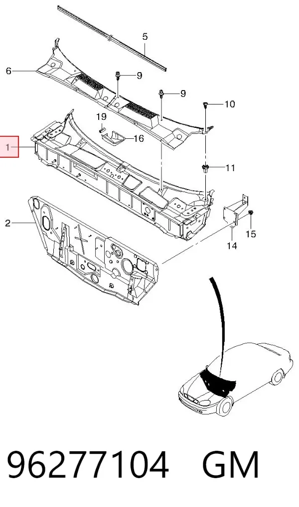 96277104 General Motors