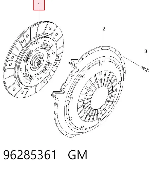 Диск сцепления 96285361 General Motors