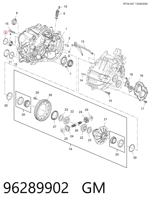 Натяжной ролик 96289902 General Motors