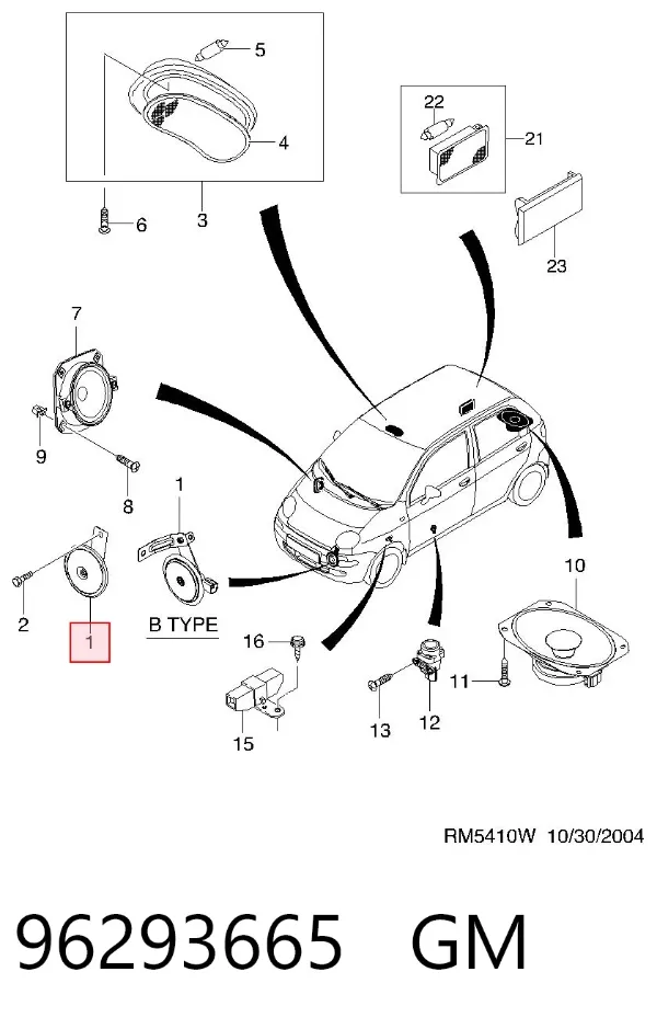  96293665 General Motors