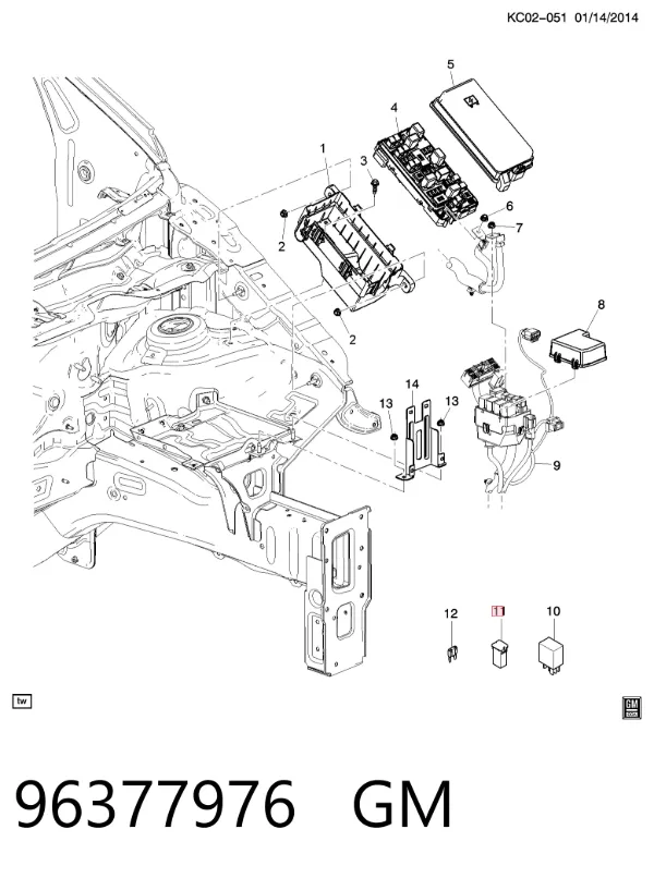 Предохранители 96377976 General Motors